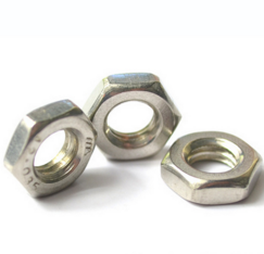 供应304不锈钢扁型六角螺母薄形螺帽
