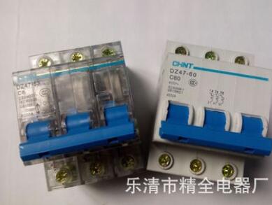 DZ47-60 低压小型断路器 正泰 厂家批发 3相 新版 透明