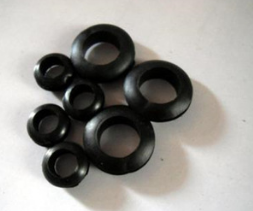 黑色双面护线圈橡胶圈过线圈密封圈