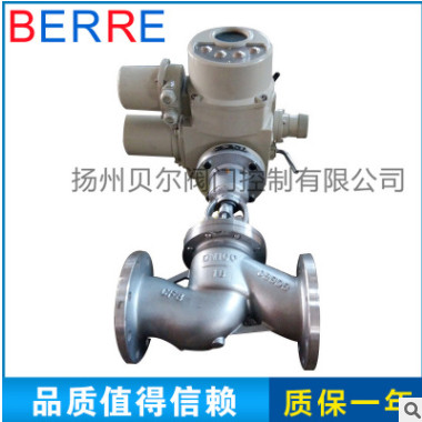 厂家生产 不锈钢电动调节截止阀 DN25-DN500直通式电动法兰截止阀