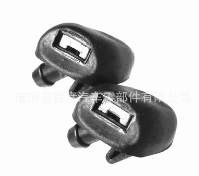 适用于标志206 207 307 适用于雪铁龙C2雨刮喷水嘴 前挡玻璃喷嘴