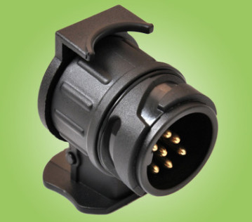 车逸拖车插座 拖车连接器 迷你转接器 13转7芯插座插头汽车配件