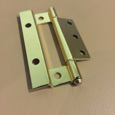 3寸白色偏心合页1.5 铁铜电镀不锈钢款合页 木制百叶窗蝶型合页