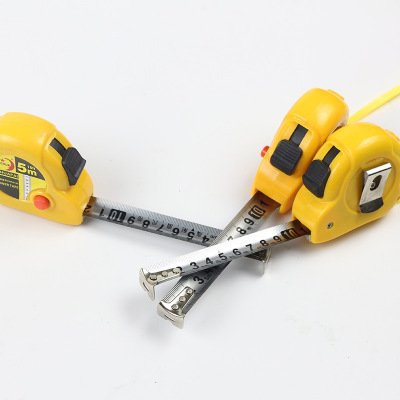 厂家直销 卷尺5米 钢卷尺 家用皮尺测量工具 不锈钢卷尺 米尺