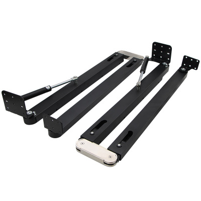 折叠桌五金配件下翻 多功能隐藏伸缩吧台餐桌 隐形折叠桌五金配件