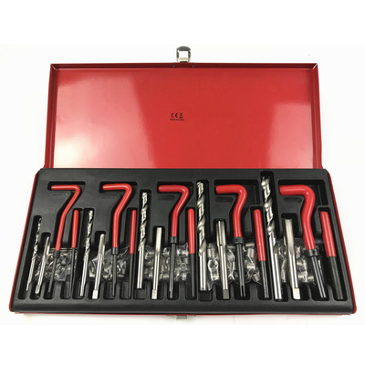 131件套螺纹修复工具 不锈钢304钢丝螺套组套 火花塞螺纹修复工具