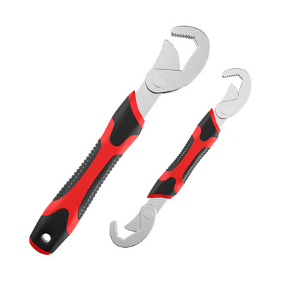 万能扳手二件套快速水管钳/活动多功能管钳扳手（升级款）