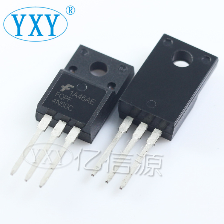 厂家直销 FQPF4N60C 4N60 TO-220F 4A 600V MOS场效应管