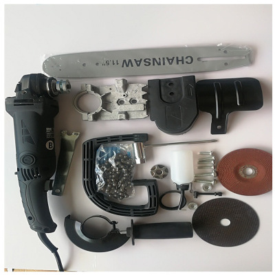 厂家直销角磨机电链锯磨光机批发改电锯家用小型多功能手提伐木锯