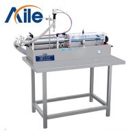 气动半自动化妆品医用灌装机卧式定量洗衣液蜂蜜分装机灌装设备