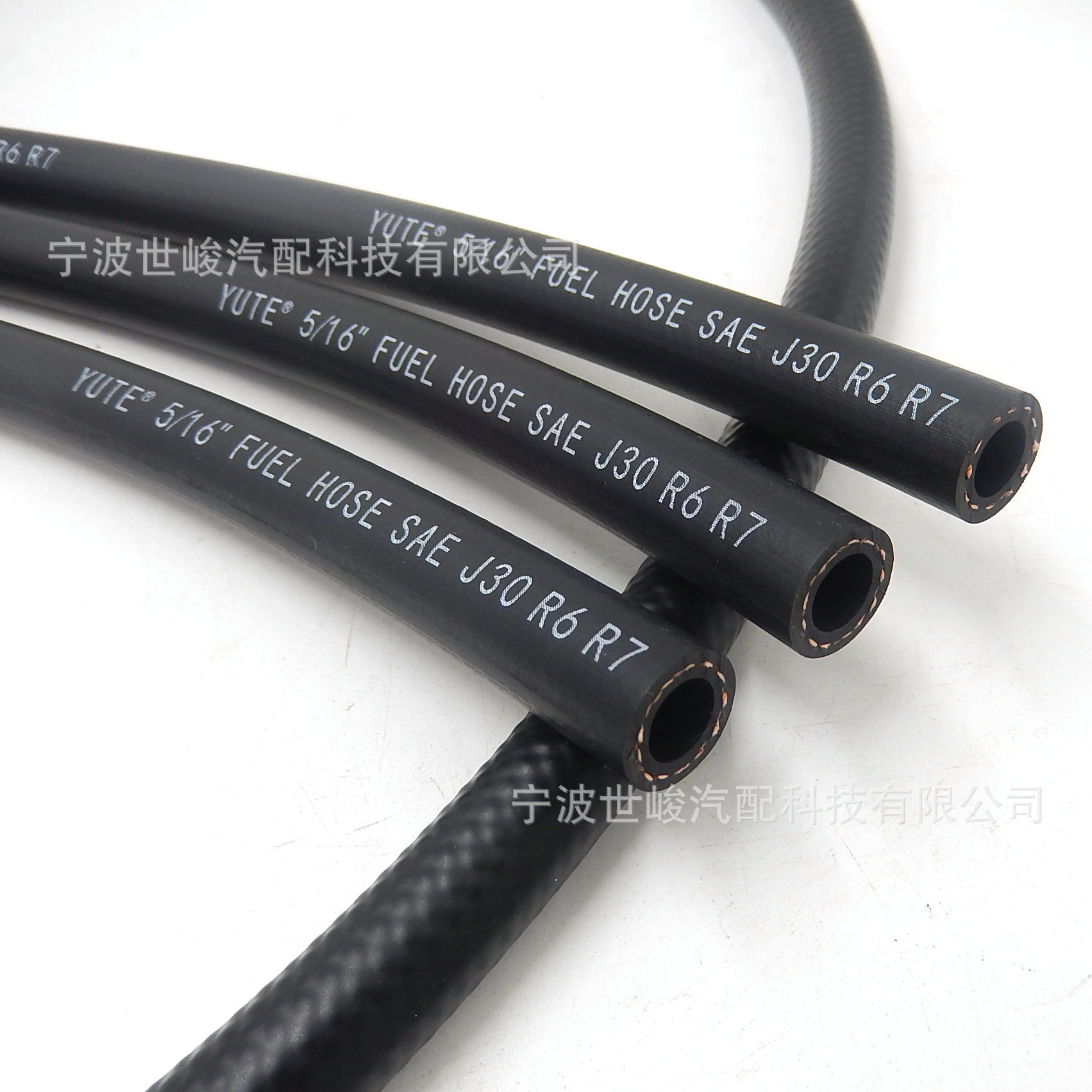 Ф3.2mm 1/8英寸 SAEJ30 R6 R7 高强度纤维编织 燃油管 汽油管