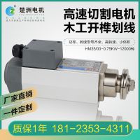 高速电机马达12000转小体积切割夹锯片电机电主轴木工开榫划线用