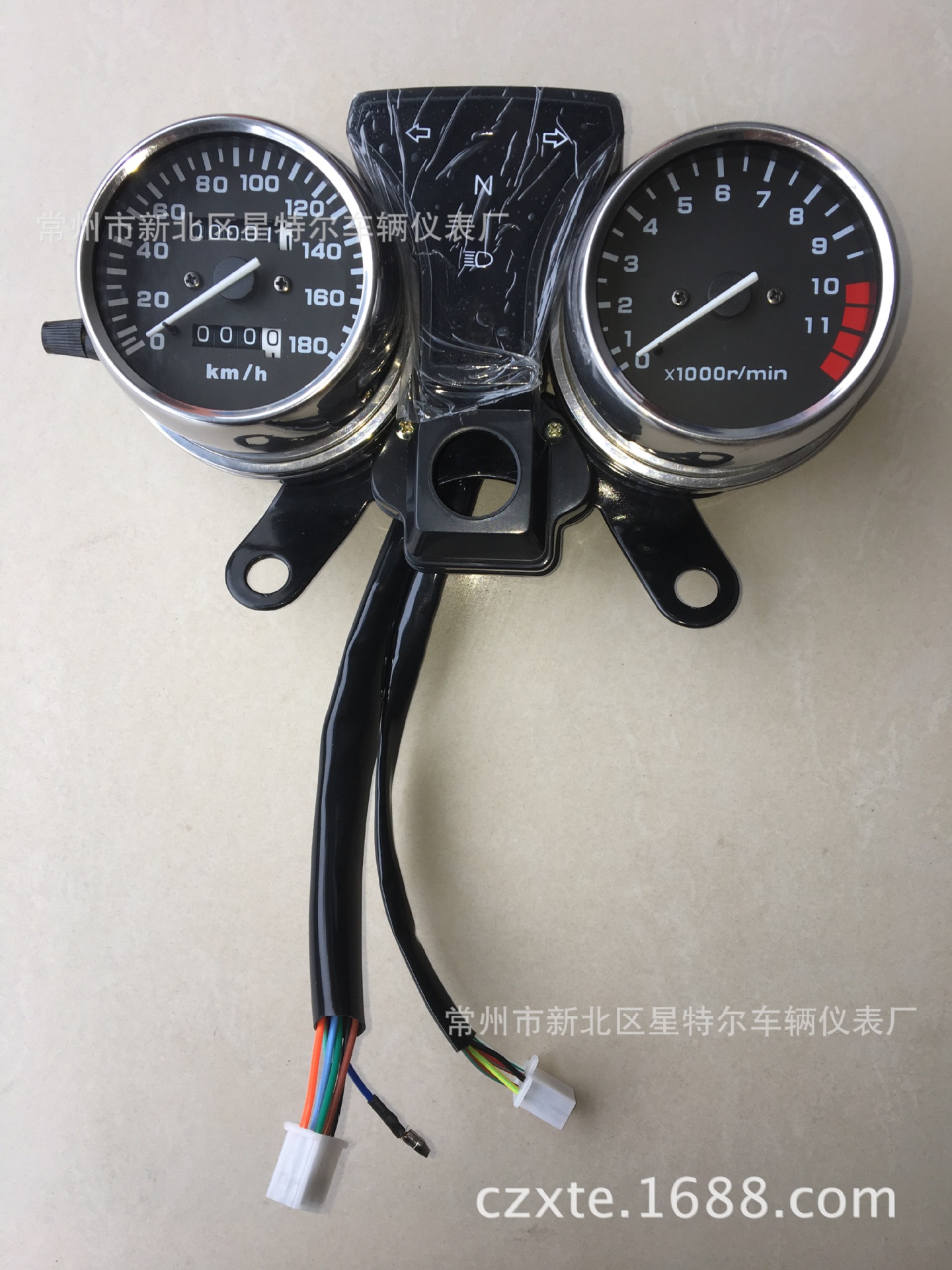 供应优质 外贸 出口 摩托车仪表 里程表 米表 码表 CG200仪表