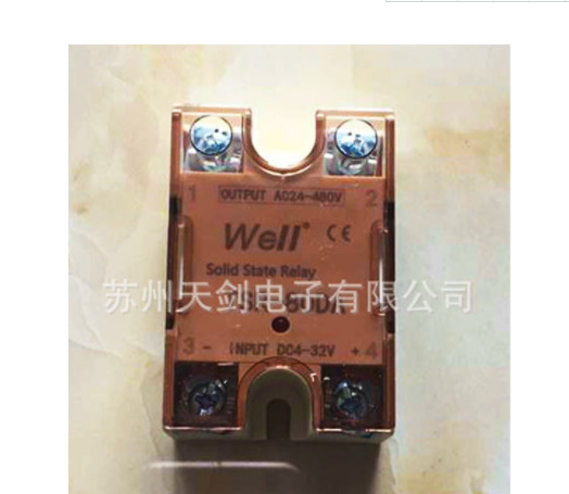 原装Well唯乐 SSR固态继电器TSR-40DA 单相固态继电器 直流控交流