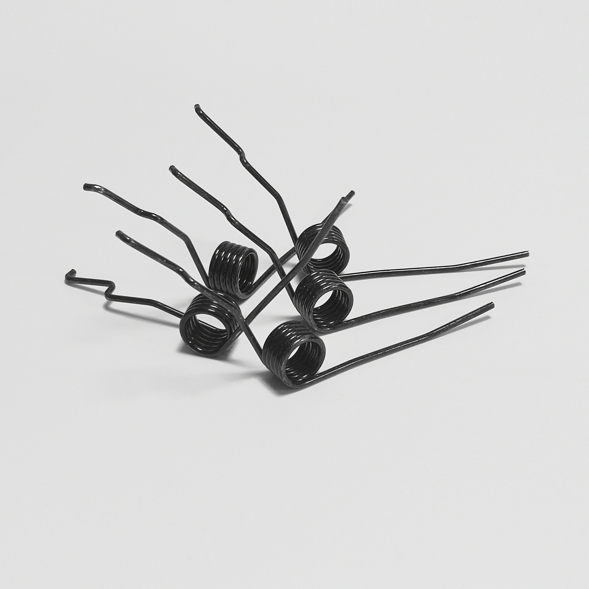 供应双扭转灯饰弹簧 强力夹子风扇弹簧 金属塑料夹子弹簧加工定制