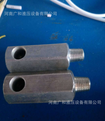 液压站液压系统高压液压压力表90度接头ZG1/4