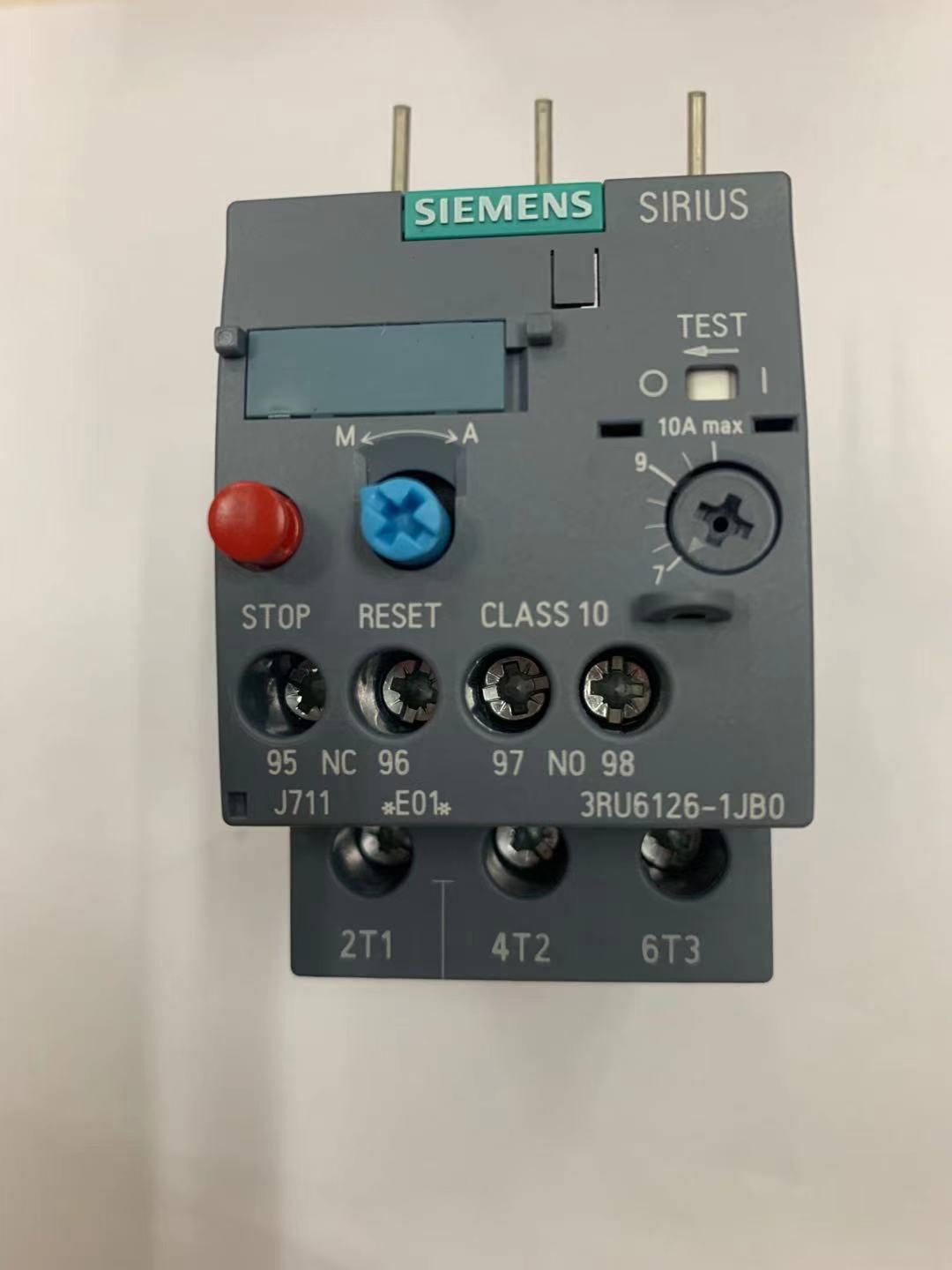 3RU61261JB0热过载继电器7A-10A