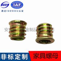 厂家供应M6 M8大扁头内六角螺杆紧固件家具螺丝沙发螺丝25KG 丝杆