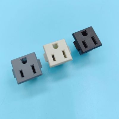 DB-F-M 美标三孔 美规 美式 15A125V 储能电源插座 PDU 机柜 展柜