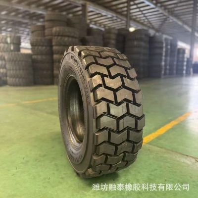 厂家供应工程机械轮胎10-16.5 12-16.5 14-17.5半实心装载机轮胎
