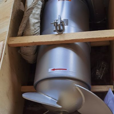 可提升式潜水搅拌机安装示意图